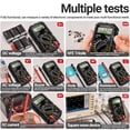 thumbnail image 4 of Voltage Multimeter, Buzzer High Accuracy Voltage Current Tester Mini Versatile Portable  for Automotive Troubleshooting, 4 of 7