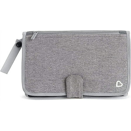 Munchkin® Go Change™ Portable Diaper Changing Kit with Changing Pad and Wipes Case, Gray, Unisex