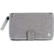Munchkin Go Change Portable Diaper Changing Kit with Changing Pad and Wipes Case, Gray, Unisex