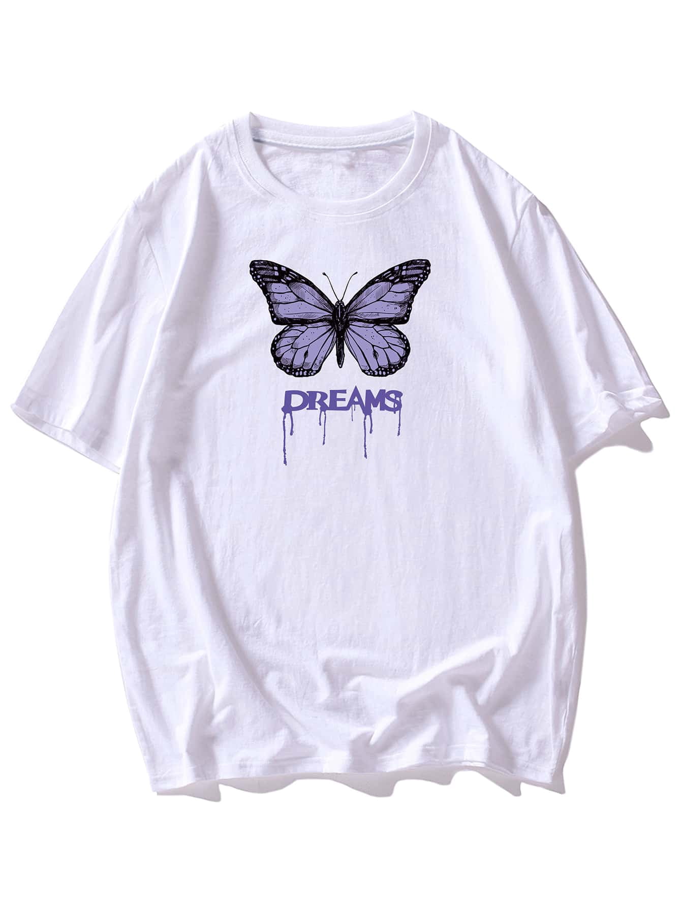 Men Butterfly Letter Graphic Tee 