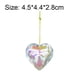 thumbnail image 2 of 2 piezas de atrapasol de cristal, prisma de cristal en forma de corazón para decoración de árbol de Navidad, boda y fiesta, 2 of 5
