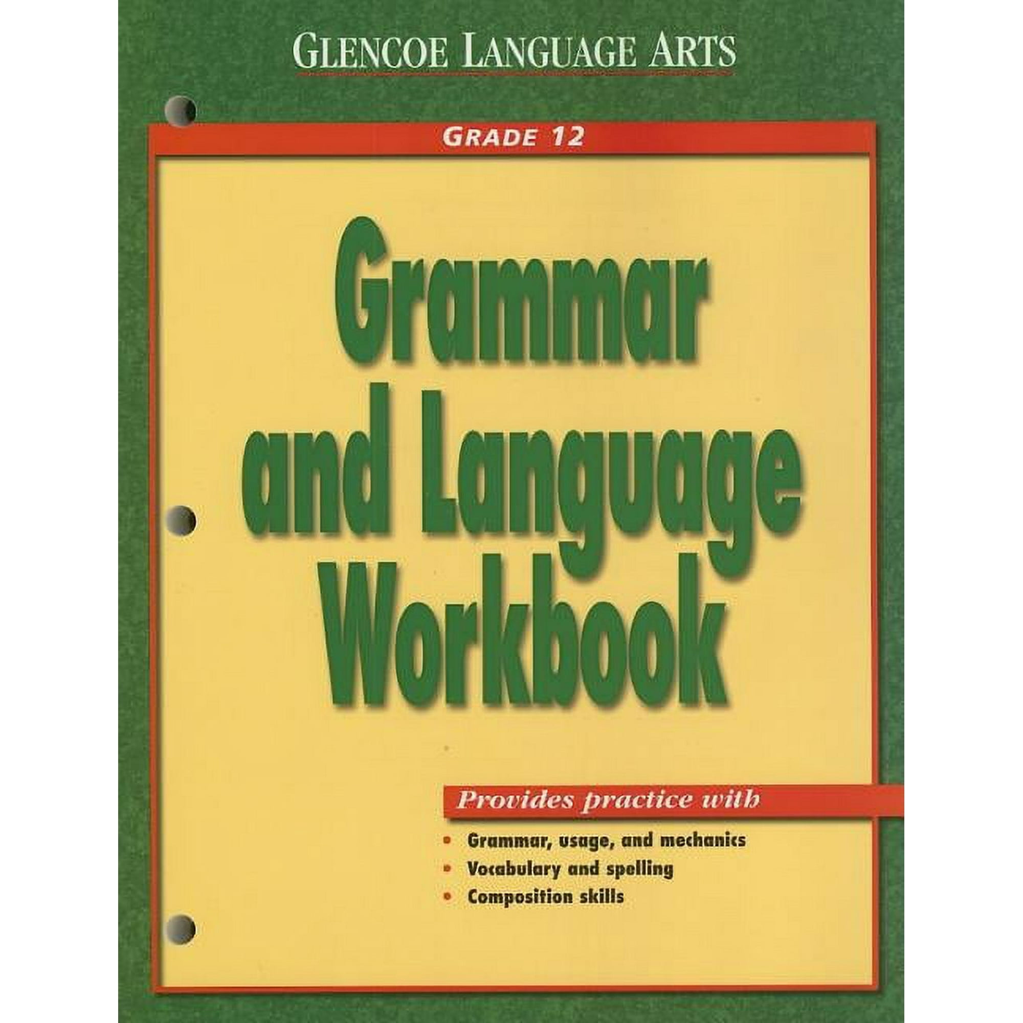 Glencoe Language Arts Grammar and Language Workbook: Grade 12, (Paperback)