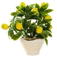 thumbnail image 1 of Bonsái de frutas, flores falsas, decoraciones artificiales creativas para el hogar, simulación de plantas verdes, 1 of 6