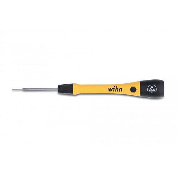 Wiha 27272 ESD Safe PicoFinish Precision Screwdriver - Slotted 1.2mm x 40mm