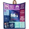thumbnail image 1 of LHSHID 50st Birthday Gifts for Her Blanket Gifts for 50 Year Old Girls Female 50st Birthday Decorations for Girls 50 Year Old Birthday Gifts for Girls Soft Warm Flannel Throw Blanketsin 50x60in, 1 of 6
