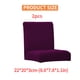 thumbnail image 5 of Funda protectora sólida para silla de comedor Funda protectora Universal para muebles de oficina Protector exterior Funda giratoria Suministros para el hogar Púrpura oscuro 2 paquetes Speravity HA012490-05, 5 of 5