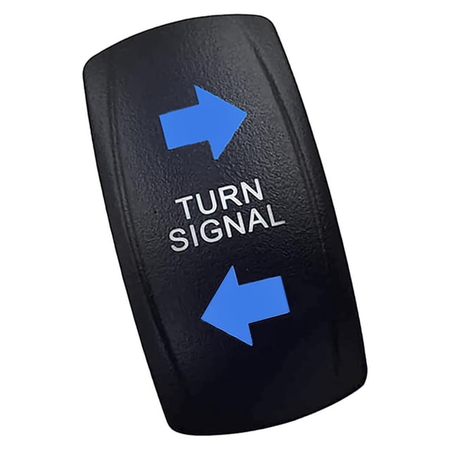 Almencla Turn Switch Automotive Rocker Switch for ATV UTV Trailers Yachts Blue