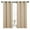 Biscotti Beige, variant on NICETOWN Solid 95% Blackout Curtains for Bedroom, Set of 2, Thermal Insulated Blackout Curtains 84 inch Long, W37 x L84, Gray
