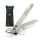 thumbnail image 1 of Cortauñas de mandíbula ancha rotativa 360° Unique Bargains para personas mayores, cortauñas para uñas gruesas, corte sin esfuerzo, cortauñas de mango largo de níquel, 1 of 7