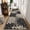 Black, variant on MeyJey 2'x6' Runner Rug for Hallway, Floral Non Slip Washable Rug for Entryway, Kitchen, Laundry Room, Black