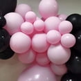 thumbnail image 3 of MOXMAY 133pcs Pink Black Balloon Garland 18In 10In 5In Latex Balloons Arch Kit for Baby Shower Bridal Shower Birthday Party Decors, 3 of 3