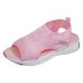 thumbnail image 2 of BYHONG Sandals for Women - Doctor Recommended Orthopedic Sandals with Arch Support, Breathable Walking Shoes Pink 9, 2 of 9