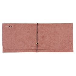 Check Size Expanding File Wallet, Red, 4.5 x 9 in