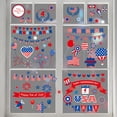 thumbnail image 1 of Ventana De Muñeca Sin Rostro, Pegatinas De Ventana De Gnomo Del Día De La Independencia, Suministros De Decoración Para Fiestas Para Ventana De Cristal De Espejo Kearding HA040766-01, 1 of 6