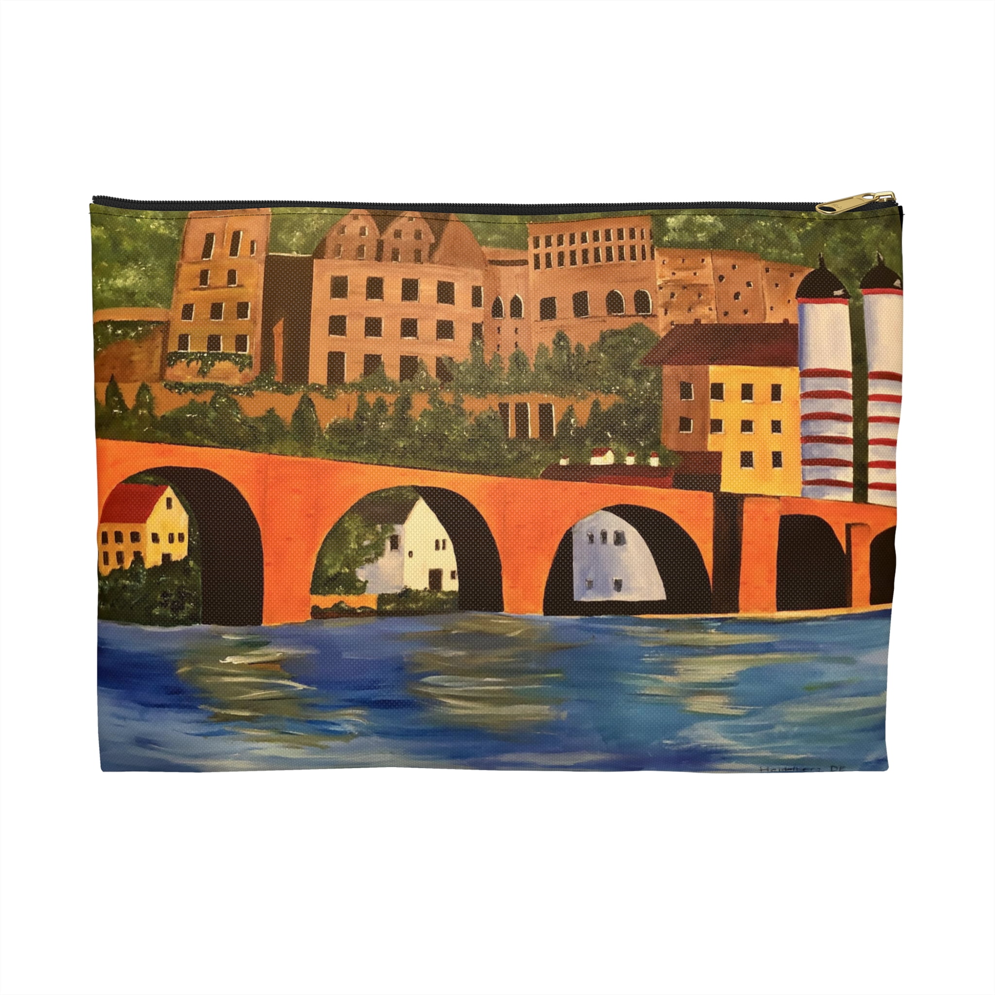 Heidelberg Travel Pouch - Durable and Versatile Cosmetic Bag or Pencil Case