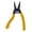 14-24 AWG Solid, variant on Ideal Electrical 45-417 Reflex T Stripper - 22-30 Awg Solid 24-32 Stranded Wire With Plier Nose Slide Lock Textured Grips