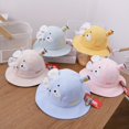 thumbnail image 1 of Cartoon Baby Hat Soft Spring Summer Kids Girl Boy Bucket Cap Outdoor Children Toddler Fisherman Beach Sun Hat2fit 1 to 3 years old He Qiyong unisex, 1 of 1