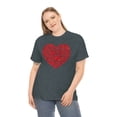 thumbnail image 3 of Familyloveshop LLC Women's Red Heart Love Shirt, Valentine's Day Graphic T-Shirt, Glitter Heart Sweatshirt, Valentine's Day Mommy, Sparkling Heart Shirt, 3 of 9