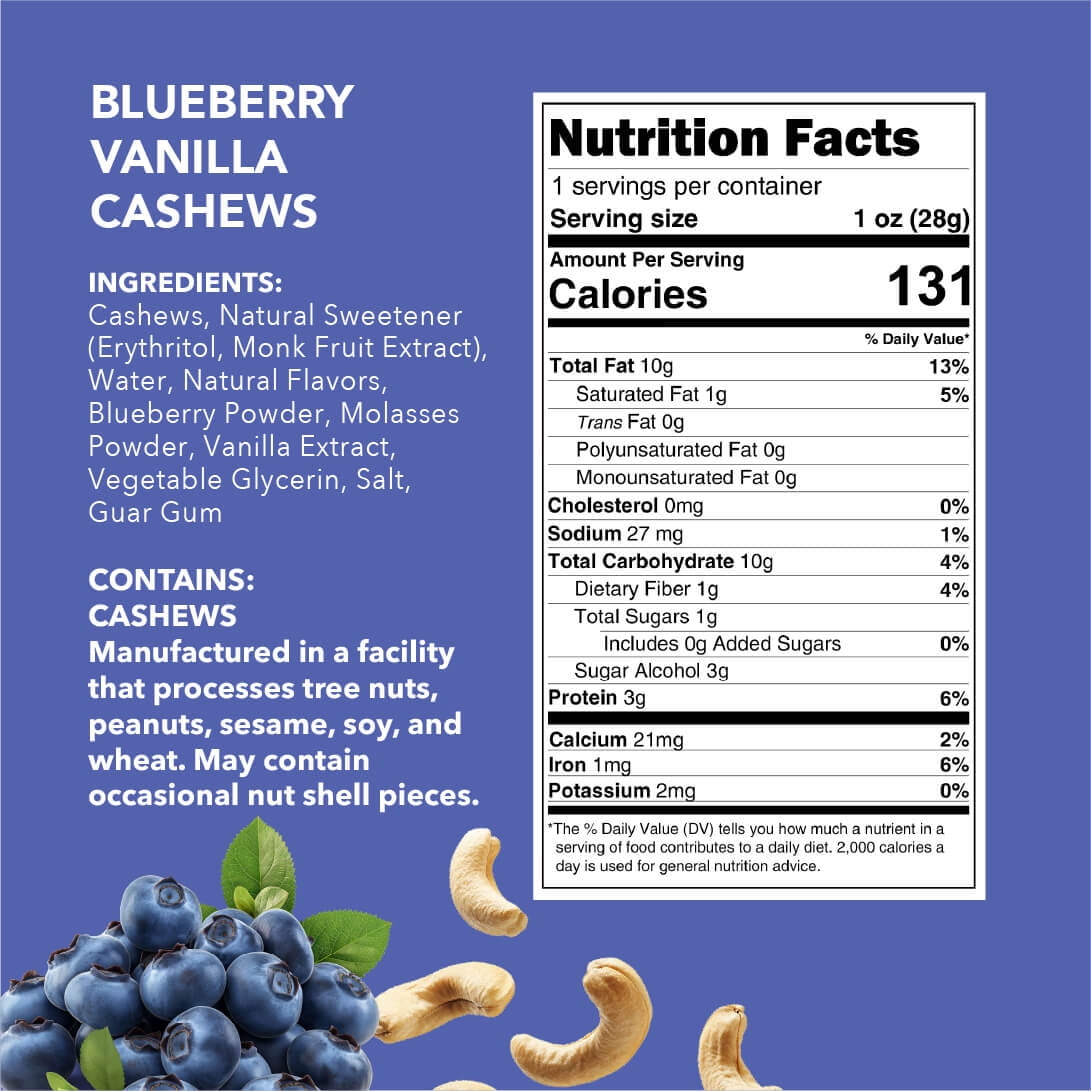 Earthside Farms Keto-Friendly Snack Packs, Cashews, Walnuts, Pecans, Peanuts & Almonds Variety, 18 Pack, 1 oz Each