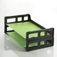 thumbnail image 2 of Officemate Side Load Letter Tray, Plastic, Letter-Size, Built-in Handles, Black, 2 Pack (21022), 2 of 4