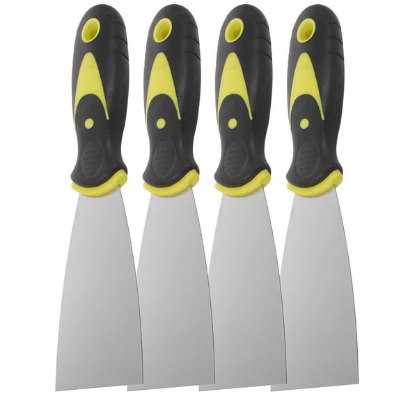 Raindrops 4pcs Metal Scraper Drywall Spatula 2 Inch Patch Repair Spatula Wallpaper Remover