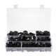 thumbnail image 1 of Cable Holders For Cords Desk 200Pcs Nylon R-Type Cable Clips Cable Management Wires Home Black, 1 of 3
