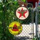 thumbnail image 4 of Placa Metal Vintage para Garaje Pintura Hierro Redonda Bar El Arte 30x30cm 2 Uds., 4 of 8
