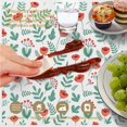 thumbnail image 6 of Pioneer Flower Floral Print Pattern Round Tablecloth 60 X 60 Inch, Wrinkle Resistant Wipeable Table Cloth for Kitchen Dining Picnic Patio Party, 6 of 6