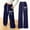 Navy, variant on KKBOTIVE Girls Bowknot Sweatpants Baggy Wide Leg Sweat Pants Teen with Pockets Mid Rise Casual Kids Streetwear, Hot Pink Size: 10-11 years