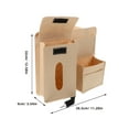 thumbnail image 2 of OUNONA Back Seat Car Organizer Felt Box with Stylish Beige Design and Easy Installation, 2 of 6