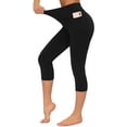 thumbnail image 1 of High Waisted Leggings for Women Tummy Control Workout Running Yoga Pants with Pockets, 1 of 7