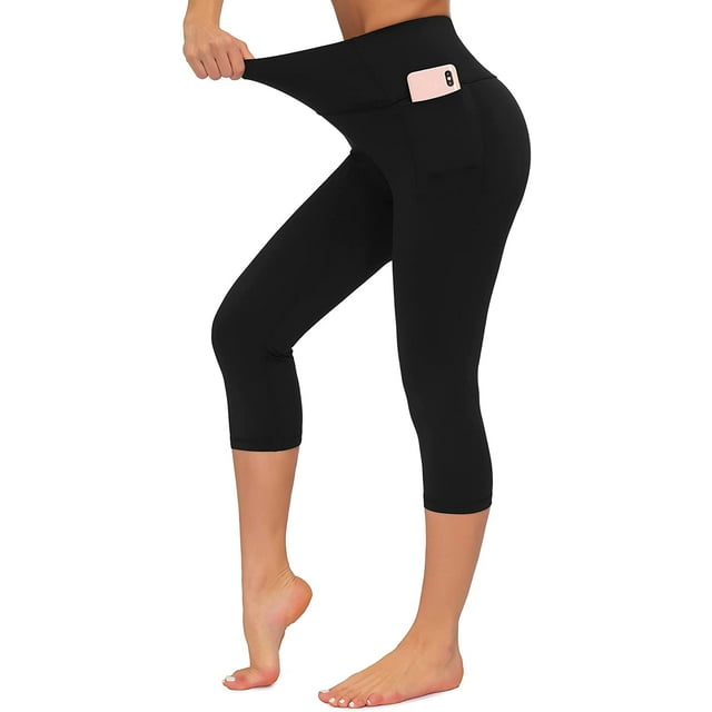 High Waisted Leggings for Women Tummy Control Workout Running Yoga Pants with Pockets