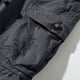 thumbnail image 4 of Puntoco Para Hombre, Novedad De Verano, Pantalones Informales Holgados De Algodón Puro De Talla Grande Para Exteriores Resistentes Al Desgaste, Pantalones Informales Gris Oscuro 36, 4 of 7