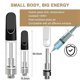 thumbnail image 4 of 60 PCS Empty Storage Cartridges compatible with 1.0ML Glass Ceramics Easy to Fill,Black and White, 4 of 5