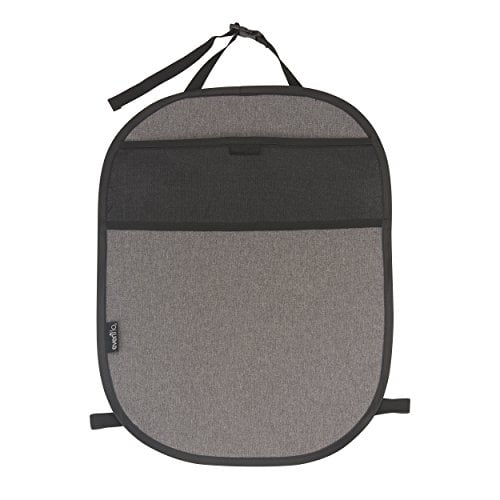 Protector de Asiento de Coche con Bolsillo de Almacenamiento (Negro)