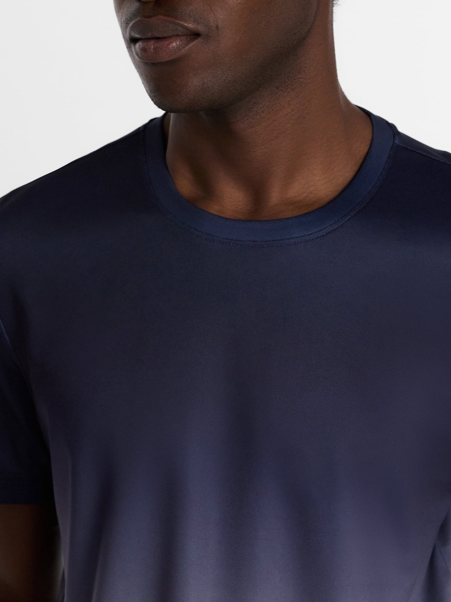 Athletic Works Men's and Big Men's Ombre Mesh Tee, Sizes XS-4XLT