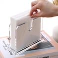 thumbnail image 5 of Soporte para Servilletas, Dispensador de Acrílico para Mesa de Comedor para Pañuelos de Cóctel, Recipientes Transparentes para Organizar Papel de Cocina, 5 of 5