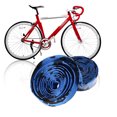 thumbnail image 4 of 2 Manillar Bar XCycling Road Bike Sports Cork Tape+tapón+negro azul, 4 of 6