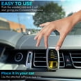 thumbnail image 3 of Tasotti Car Perfume Air Freshener, Essential Car Air Freshener for Long-lasting Scent and Car Odor Eliminator, Nuvo Car Perfume Collection, Vanilla, 3 of 4