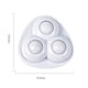thumbnail image 3 of 4 poleas giratorias adhesivas sin ruido para contenedores, caja de almacenamiento, muebles (blanco B), 3 of 3
