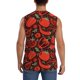 thumbnail image 4 of Balery Tomatoes And Chili Camisetas sin mangas para hombre, absorbe la humedad y protege contra el mal olor.-X-Large, 4 of 7