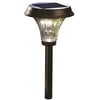 Moonrays 91754 Bronze Richmond Solar LED Metal Path Light, 360-degree display and 120-degree beam angle of warm LED lighting, 2 Pack