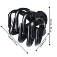 thumbnail image 7 of LNGOOR 4 Pieces Large Grip Octopus Clip Spider Hair Claw Hair Claw Clips for Thick Hair (6.5 cm, Brown and Black), 7 of 7