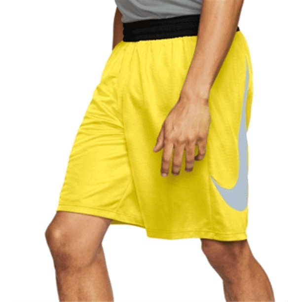Nike Men's Hbr Basketball Shorts Yellow Size Large