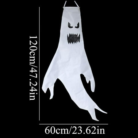 

VerPetridure Halloween Decoration Big Ghost Devil Halloween Decorative Printing Led Light String Ghost Pendant