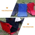 thumbnail image 3 of DEEPCRAFF Comfortable Camping Chair Foldable Chair Red Simple Design 1Set for Picnic, 3 of 7
