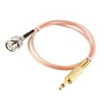 thumbnail image 1 of Uxcell BNC Macho a 3.5mm (1/8") Macho Cable de Audio Coaxial de Potencia 50 ohm 2 Pies, 1 of 5