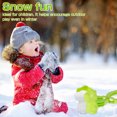 thumbnail image 3 of Herramienta para hacer bolas de nieve, clip de bola de nieve de dinosaurio en forma de dinosaurio para niños, fácil de agarrar, molde de arena para nieve al aire libre para regalo de Navidad Muyoka Hogar, 3 of 6