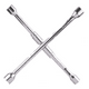 thumbnail image 1 of Kit 3pcs Llave Cruz  Bloosom Cruceta Reforzada Para Auto 17/19/21/23mm Plateado, 1 of 4