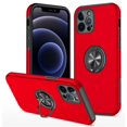 thumbnail image 1 of SZMLOGB Phone Case for iphone 12 Pro(6.1") with Ring Holder Shock Resistant Scratch Resistant PC Silicone Heavy Duty Protective Case-pink, 1 of 6